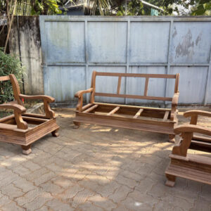 5 Seater sofa set Teak Wood