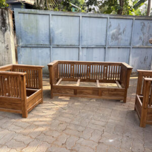 5 Seater sofa set Teak Wood
